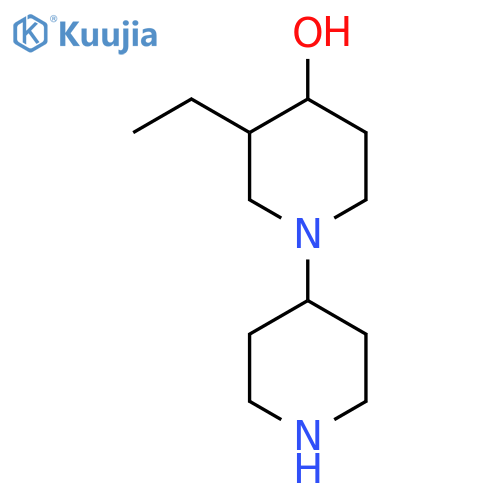 3-Ethyl-[1,4'-bipiperidin]-4-ol structure