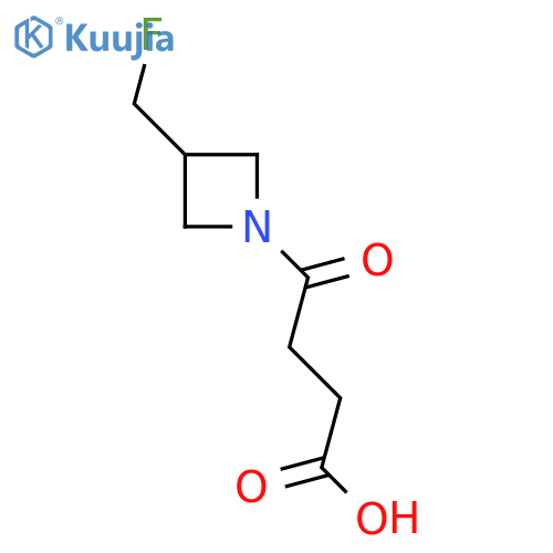 4-(3-(Fluoromethyl)azetidin-1-yl)-4-oxobutanoic acid structure
