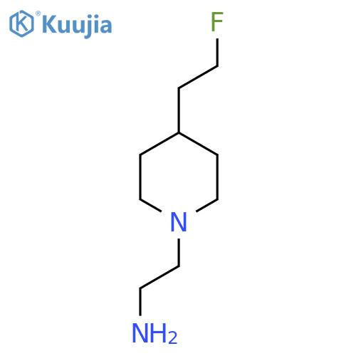 2-(4-(2-Fluoroethyl)piperidin-1-yl)ethan-1-amine structure