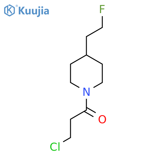 3-Chloro-1-(4-(2-fluoroethyl)piperidin-1-yl)propan-1-one structure
