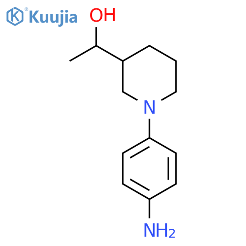 1-(1-(4-Aminophenyl)piperidin-3-yl)ethan-1-ol structure