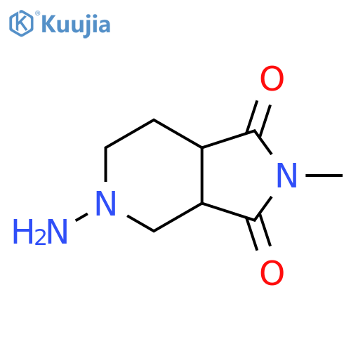 5-Amino-2-methylhexahydro-1H-pyrrolo[3,4-c]pyridine-1,3(2H)-dione structure