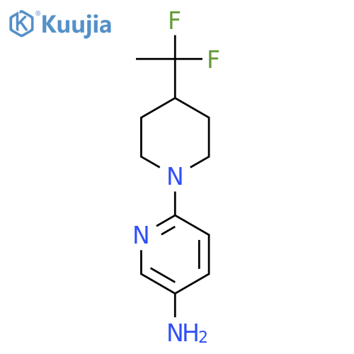 6-(4-(1,1-Difluoroethyl)piperidin-1-yl)pyridin-3-amine structure