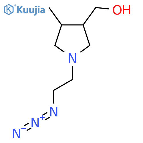 (1-(2-Azidoethyl)-4-methylpyrrolidin-3-yl)methanol structure
