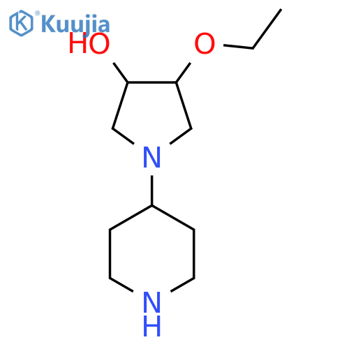 4-Ethoxy-1-(piperidin-4-yl)pyrrolidin-3-ol structure