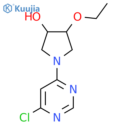 1-(6-Chloropyrimidin-4-yl)-4-ethoxypyrrolidin-3-ol structure