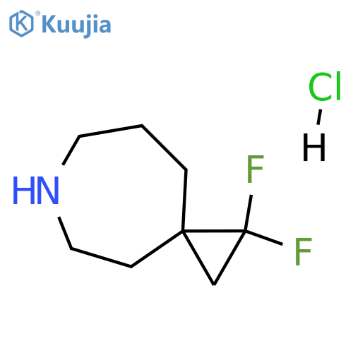 1,1-difluoro-6-azaspiro[2.6]nonane hydrochloride structure