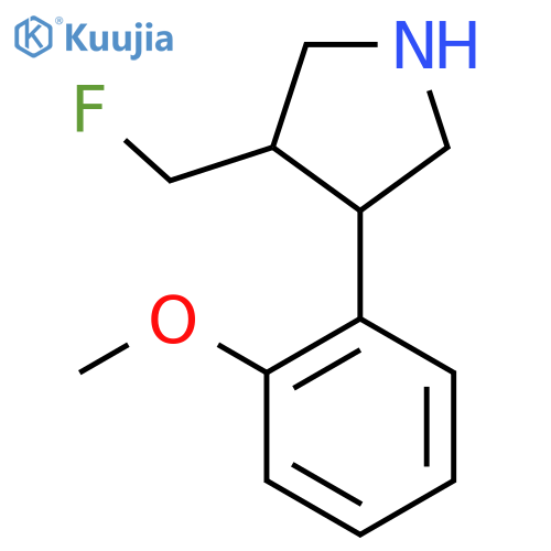 3-(Fluoromethyl)-4-(2-methoxyphenyl)pyrrolidine structure