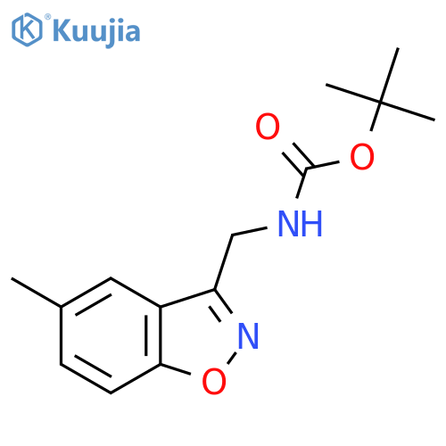Tert-butyl ((5-methylbenzo[d]isoxazol-3-yl)methyl)carbamate structure
