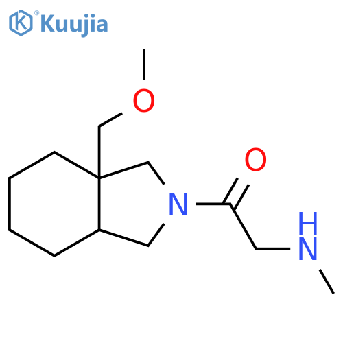 1-(3a-(Methoxymethyl)octahydro-2H-isoindol-2-yl)-2-(methylamino)ethan-1-one structure