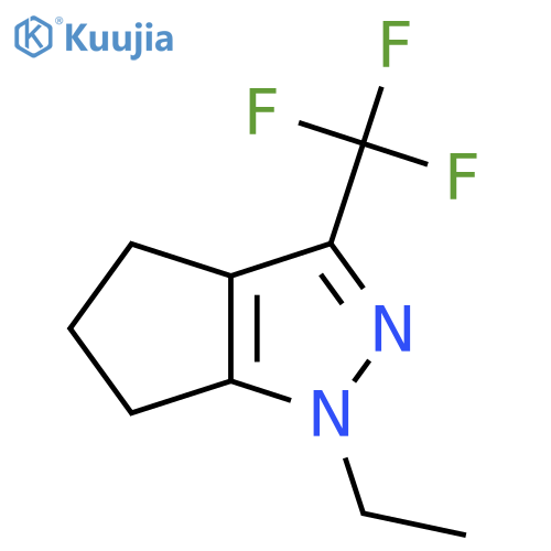 1-Ethyl-3-(trifluoromethyl)-1,4,5,6-tetrahydrocyclopenta[c]pyrazole structure