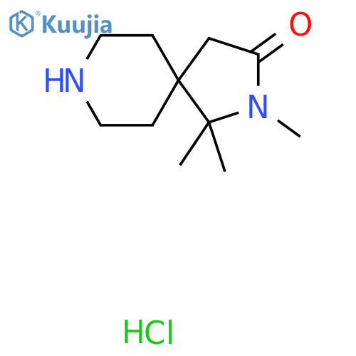 1,1,2-Trimethyl-2,8-diazaspiro[4.5]decan-3-one hydrochloride structure