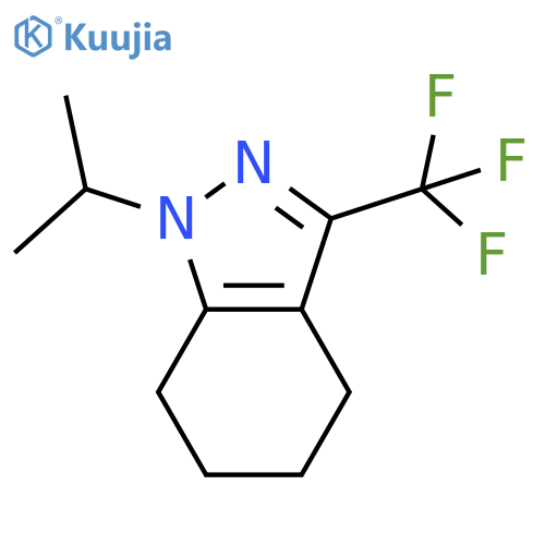1-isopropyl-3-(trifluoromethyl)-4,5,6,7-tetrahydro-1H-indazole structure