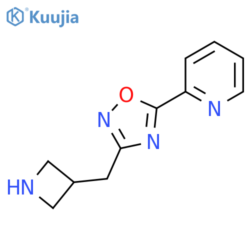 3-(Azetidin-3-ylmethyl)-5-(pyridin-2-yl)-1,2,4-oxadiazole structure