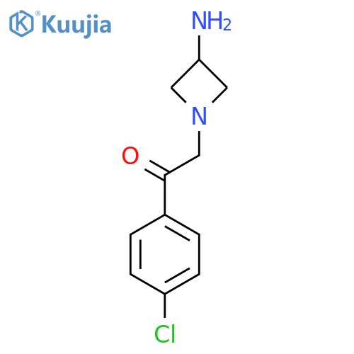 2-(3-Aminoazetidin-1-yl)-1-(4-chlorophenyl)ethan-1-one structure
