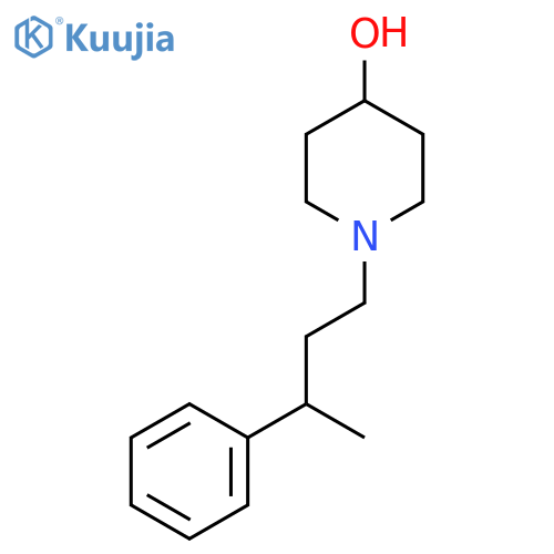 1-(3-Phenylbutyl)piperidin-4-ol structure