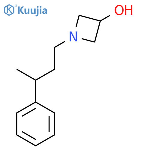 1-(3-Phenylbutyl)azetidin-3-ol structure