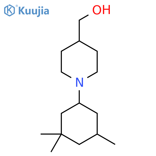 (1-(3,3,5-Trimethylcyclohexyl)piperidin-4-yl)methanol structure
