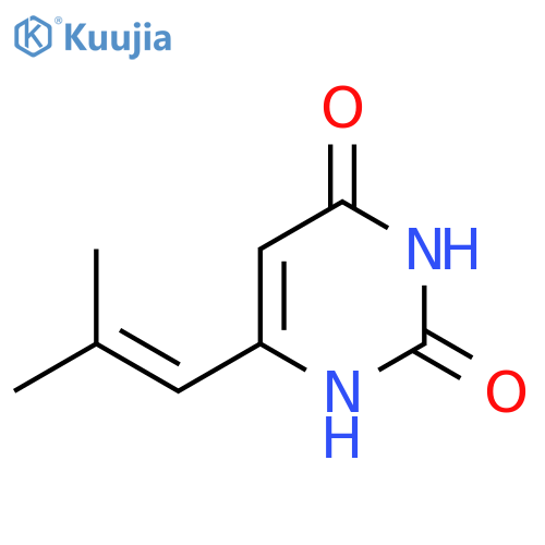 6-(2-methylprop-1-en-1-yl)pyrimidine-2,4(1H,3H)-dione structure