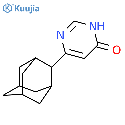 6-((1r,3r,5r,7r)-Adamantan-2-yl)pyrimidin-4-ol structure