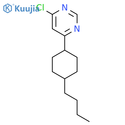 4-(4-Butylcyclohexyl)-6-chloropyrimidine structure