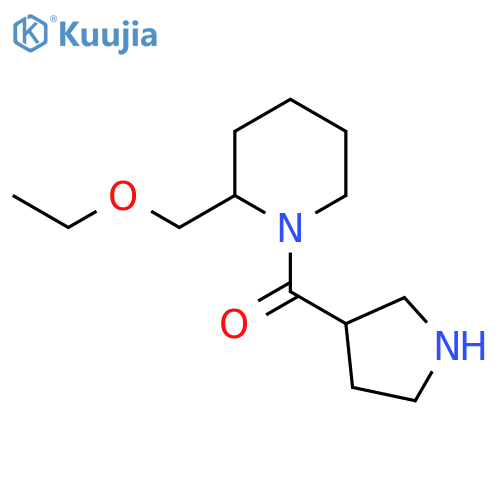 (2-(Ethoxymethyl)piperidin-1-yl)(pyrrolidin-3-yl)methanone structure