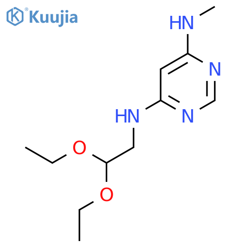 N4-(2,2-Diethoxyethyl)-N6-methylpyrimidine-4,6-diamine structure