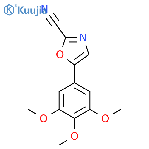 5-(3,4,5-Trimethoxyphenyl)oxazole-2-carbonitrile structure