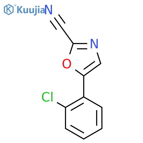 5-(2-Chlorophenyl)oxazole-2-carbonitrile structure