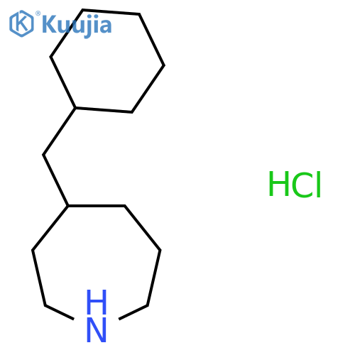 4-(Cyclohexylmethyl)azepane hydrochloride structure