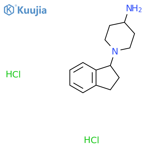 1-(2,3-dihydro-1H-inden-1-yl)piperidin-4-amine dihydrochloride structure