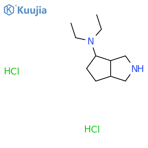 N,N-Diethyl-octahydrocyclopenta[c]pyrrol-4-amine dihydrochloride structure