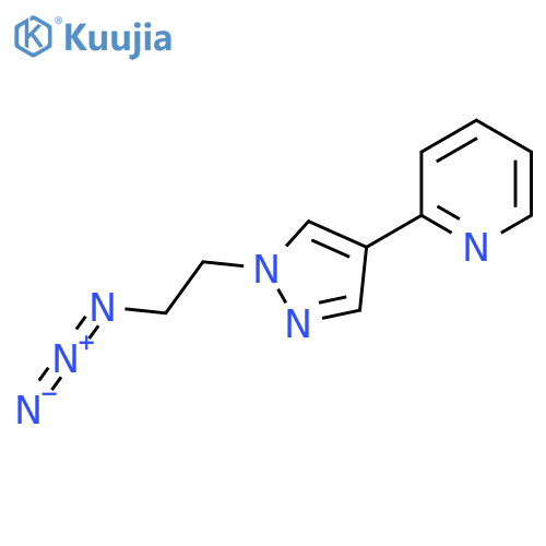 2-(1-(2-Azidoethyl)-1H-pyrazol-4-yl)pyridine structure