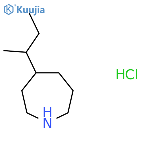 4-(Butan-2-yl)azepane hydrochloride structure
