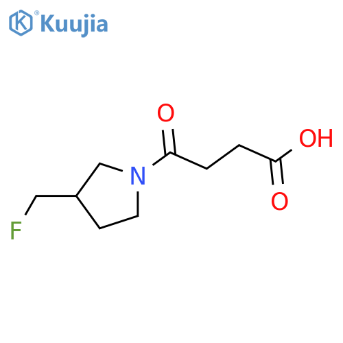 4-(3-(fluoromethyl)pyrrolidin-1-yl)-4-oxobutanoic acid structure