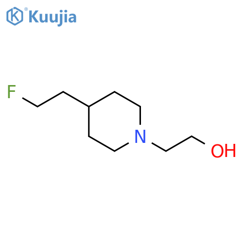 2-(4-(2-fluoroethyl)piperidin-1-yl)ethan-1-ol structure
