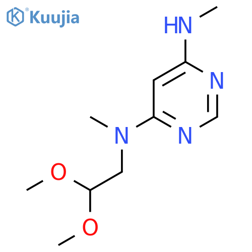 N4-(2,2-Dimethoxyethyl)-N4,N6-dimethylpyrimidine-4,6-diamine structure