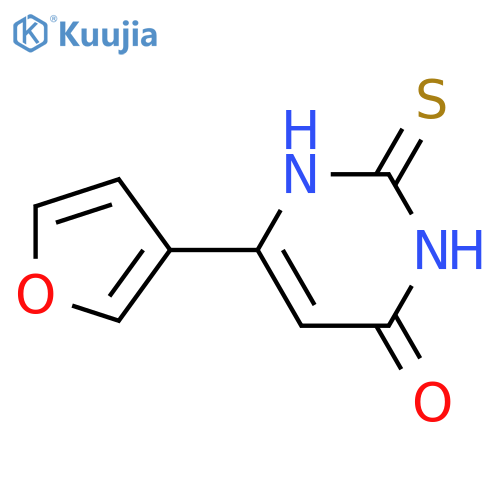 6-(furan-3-yl)-2-thioxo-2,3-dihydropyrimidin-4(1H)-one structure