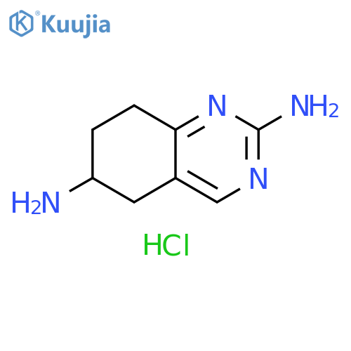 5,6,7,8-tetrahydroquinazoline-2,6-diamine dihydrochloride structure