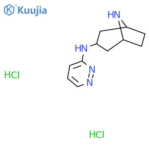 N-(Pyridazin-3-yl)-8-azabicyclo[3.2.1]octan-3-amine dihydrochloride structure