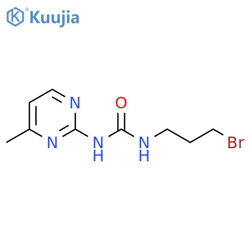 1-(3-Bromopropyl)-3-(4-methylpyrimidin-2-yl)urea structure