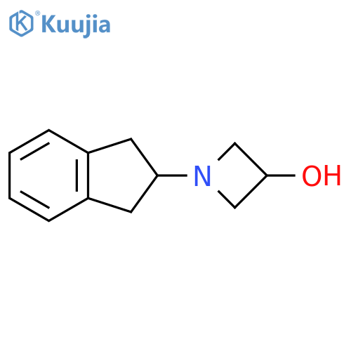 1-(2,3-dihydro-1H-inden-2-yl)azetidin-3-ol structure