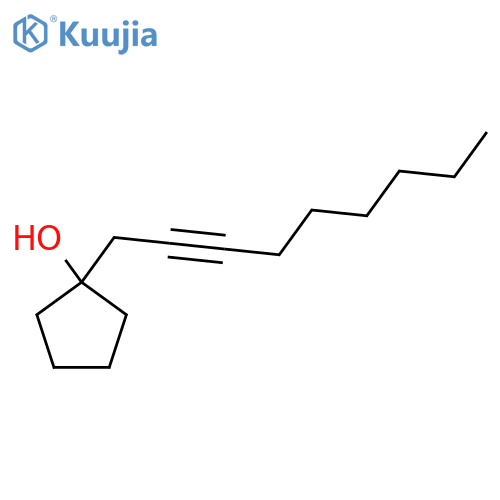 1-(Non-2-yn-1-yl)cyclopentan-1-ol structure
