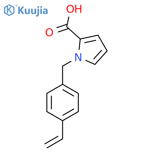1-(4-Vinylbenzyl)-1H-pyrrole-2-carboxylic acid structure
