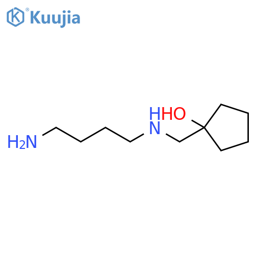 1-{[(4-aminobutyl)amino]methyl}cyclopentan-1-ol structure