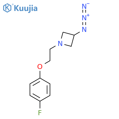 3-Azido-1-(2-(4-fluorophenoxy)ethyl)azetidine structure