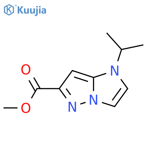 methyl 1-isopropyl-1H-imidazo[1,2-b]pyrazole-6-carboxylate structure