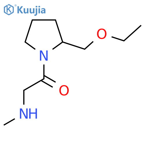 1-(2-(Ethoxymethyl)pyrrolidin-1-yl)-2-(methylamino)ethan-1-one structure
