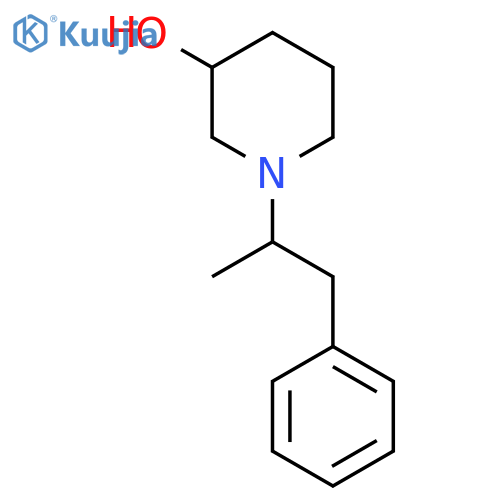 1-(1-Phenylpropan-2-yl)piperidin-3-ol structure