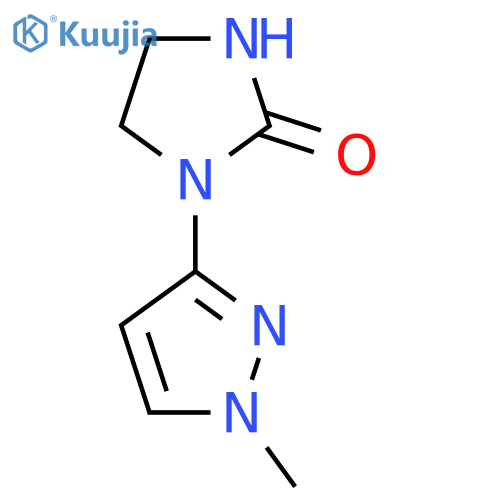 1-(1-methyl-1H-pyrazol-3-yl)imidazolidin-2-one structure